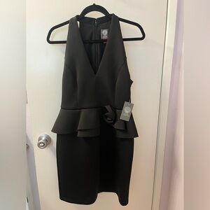 Elegant Black Sleeveless Dress NWT Size 10 PTP 18